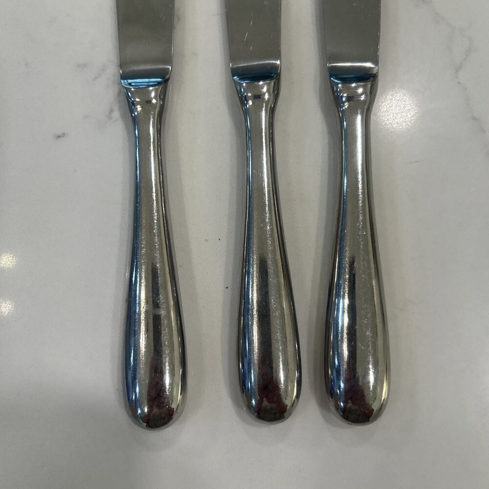 Wallace Dinner Knives Continental Classic Stainless Flatware Replacements 3 PC - Picture 4 of 7